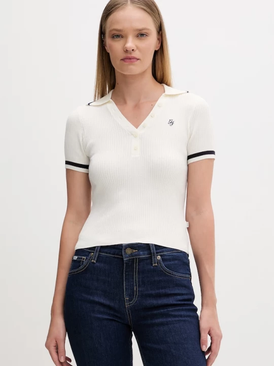 Obrázek produktu Guess Jeans polo dámské béžová