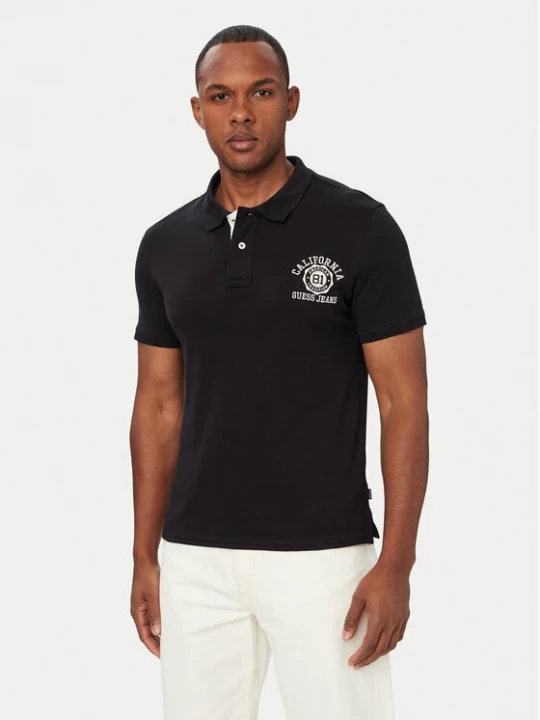 Obrázek produktu Guess Jeans Polokošile M6YP05 K3978 Černá Regular Fit