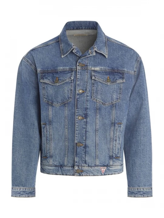 Obrázek produktu GUESS JEANS Přechodná bunda  modrá džínovina