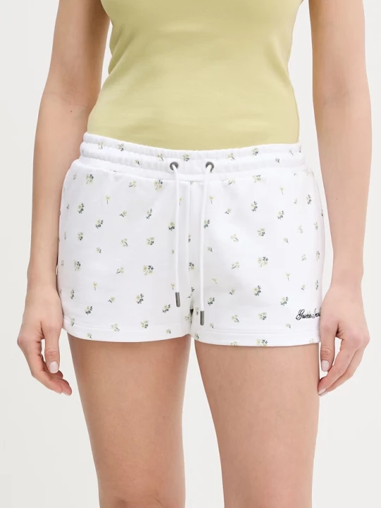 Obrázek produktu Guess Jeans šortky dámské bavlněné bílá