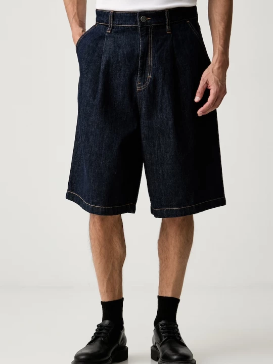 Obrázek produktu Guess Jeans šortky pánské džínové námořnická modř