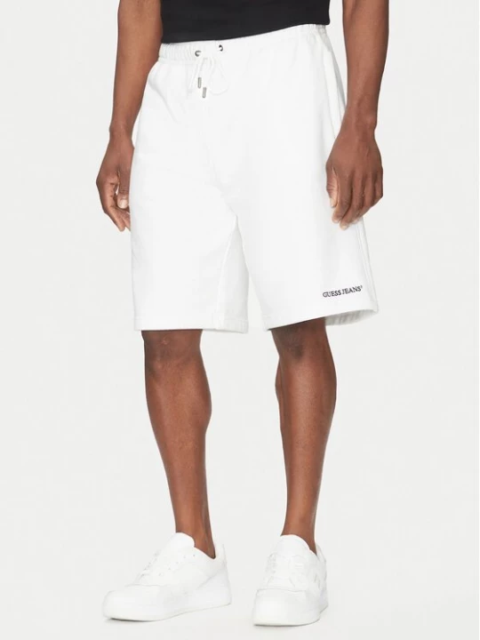 Obrázek produktu Guess Jeans Sportovní kraťasy M5GD49 KCPR1 Bílá Regular Fit
