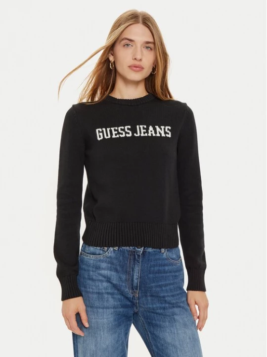 Obrázek produktu Guess Jeans Svetr W4BR10 Z3HM1 Černá Regular Fit