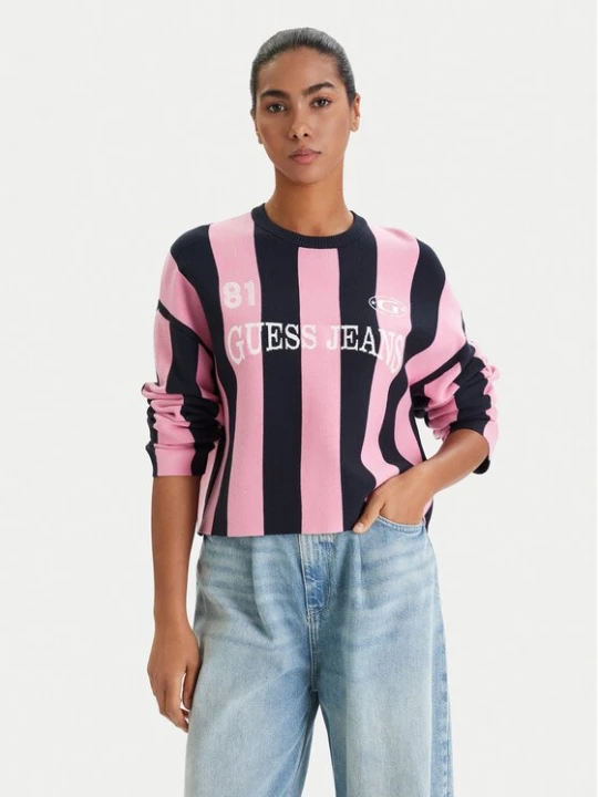 Obrázek produktu Guess Jeans Svetr W6RR17 Z3FC2 Barevná Regular Fit