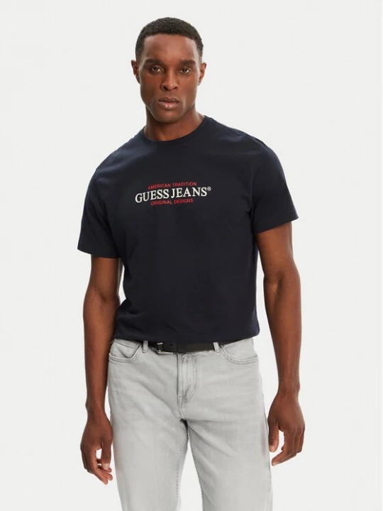 Obrázek produktu Guess Jeans T-Shirt M4YI42 K8FQ4 Tmavomodrá Regular Fit