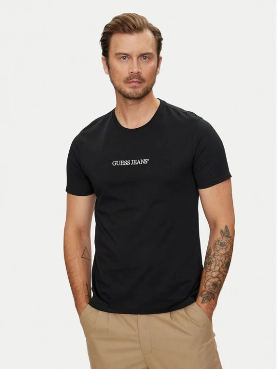 Obrázek produktu Guess Jeans T-Shirt M4YI52 K8HM0 Černá Regular Fit