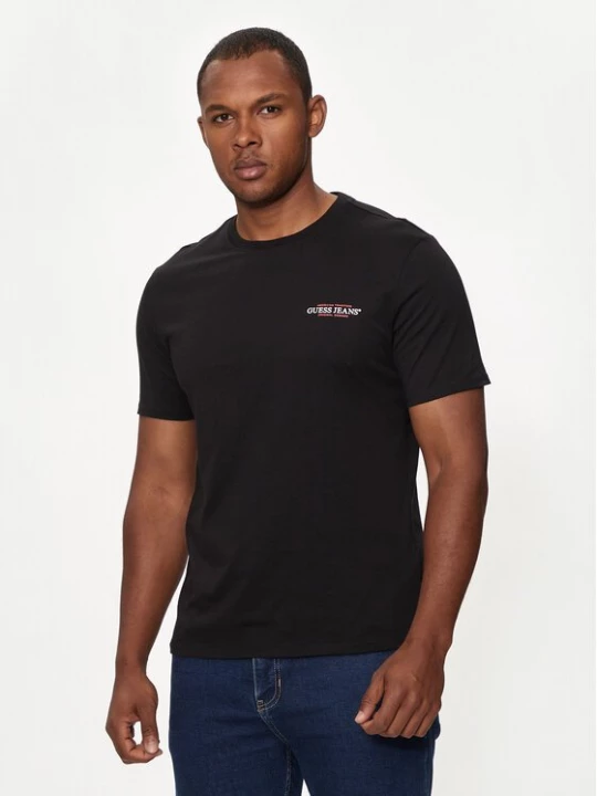 Obrázek produktu Guess Jeans T-Shirt M4YI55 K8HM0 Černá Slim Fit