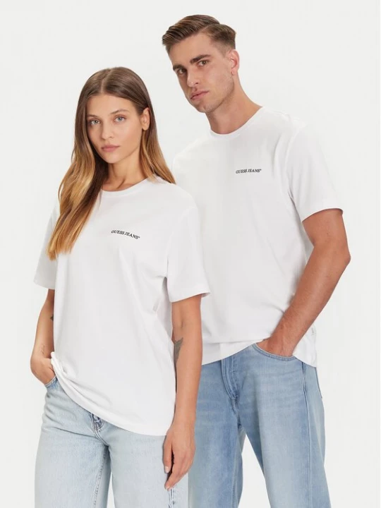 Obrázek produktu Guess Jeans T-Shirt M5BI78 K8FQ4 Bílá Regular Fit