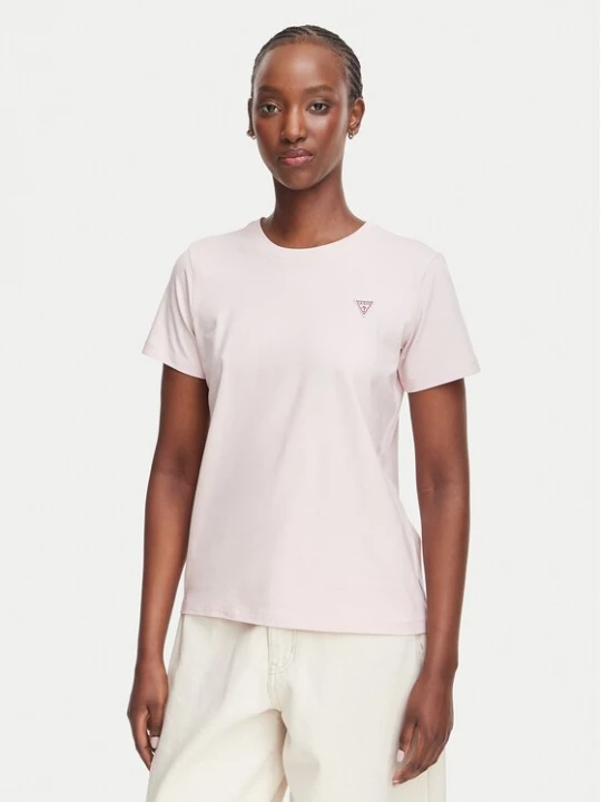 Obrázek produktu Guess Jeans T-Shirt W4YI10 J1314 Světle růžová Regular Fit
