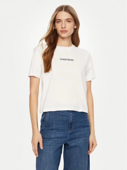 Obrázek produktu Guess Jeans T-Shirt W5RI42 K8HM0 Bílá Regular Fit