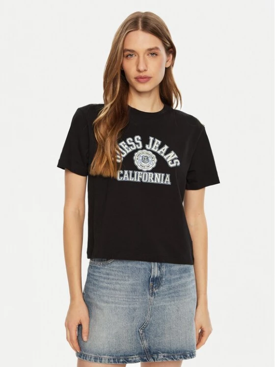 Obrázek produktu Guess Jeans T-Shirt W5RI43 K8HM0 Černá Regular Fit