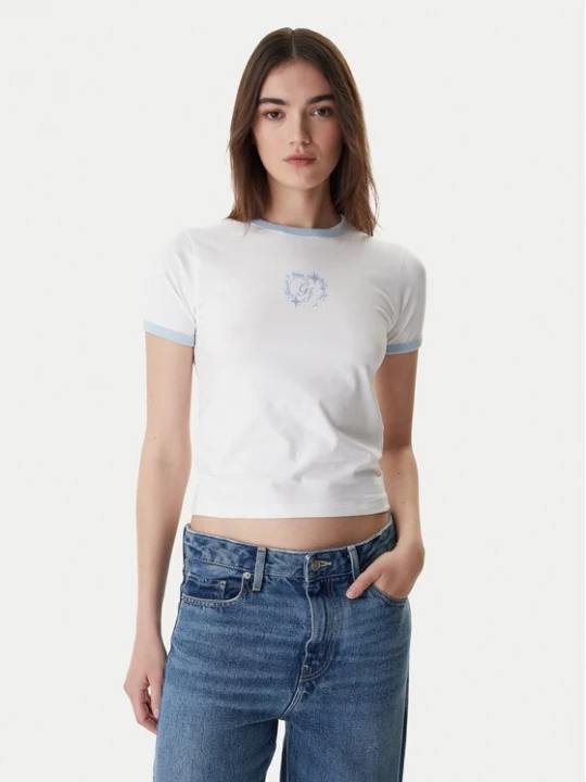 Obrázek produktu Guess Jeans T-Shirt W6RI16 J1314 Bílá Regular Fit