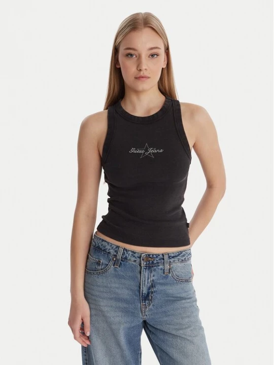 Obrázek produktu Guess Jeans Top 180345 Černá Classic Fit