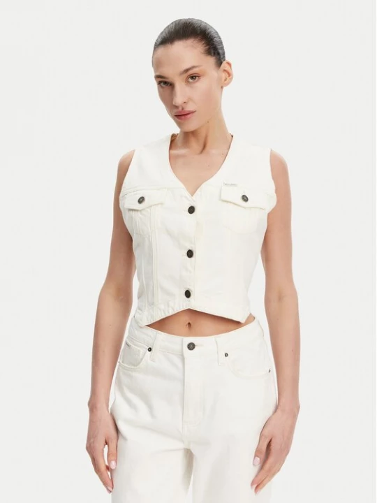Obrázek produktu Guess Jeans Vesta W5GN74 D5M62 Bílá Regular Fit