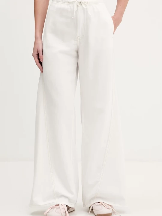 Obrázek produktu Guess Jeans wide leg džíny dámské bílá