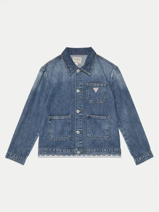 Obrázek produktu Guess Jeansová bunda J5RL04 D45E0 Modrá Regular Fit