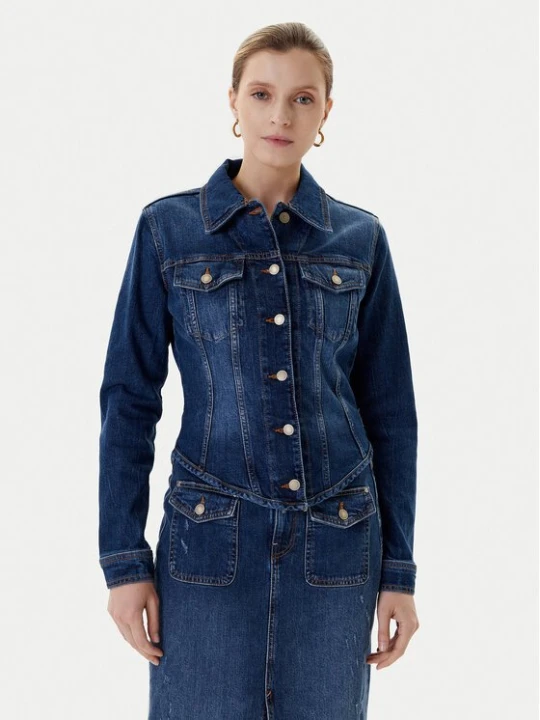 Obrázek produktu Guess Jeansová bunda W5YN49 D5QP4 Tmavomodrá Regular Fit