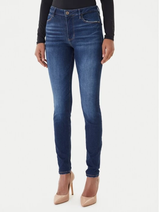 Obrázek produktu Guess Jeansy W2YA46 D4Q03 Tmavomodrá Skinny Fit