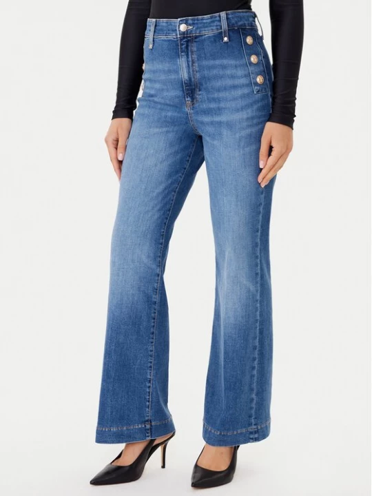 Obrázek produktu Guess Jeansy W5GA0P D5Q01 Modrá Wide Leg