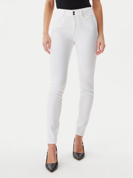 Obrázek produktu Guess Jeansy W5GA34D5N72 Bílá Slim Fit