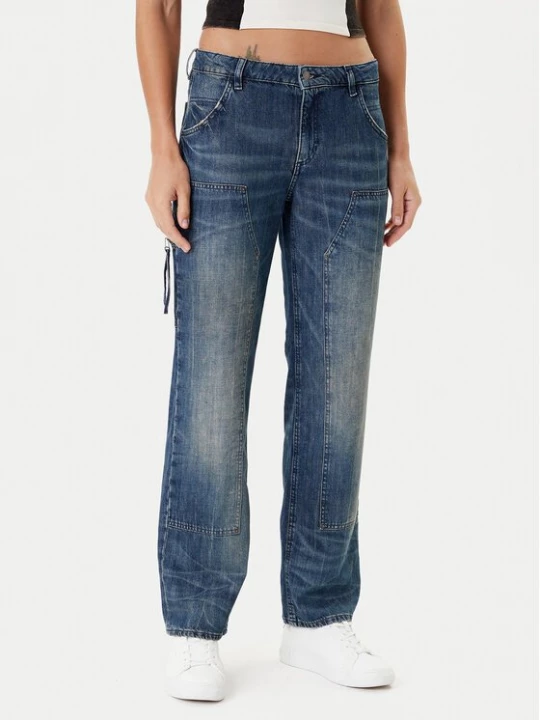 Obrázek produktu Guess Jeansy W5YA2E D5R0D Tmavomodrá Straight Leg