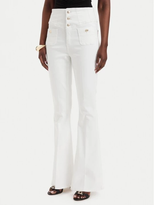 Obrázek produktu Guess Jeansy W6GA14 D0857 Krémová Slim Fit