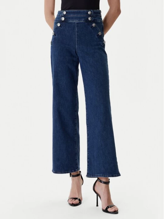 Obrázek produktu Guess Jeansy W6RA3R D0910 Tmavomodrá Wide Leg