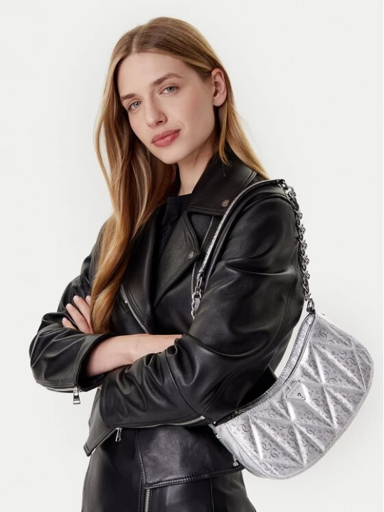 Obrázek produktu Guess Kabelka Aldina HWGY96 63170 Stříbrná