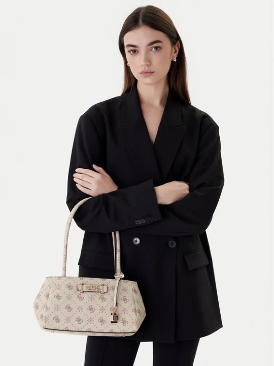 Obrázek produktu Guess Kabelka Carrie Logo HWGP98 98080 Écru