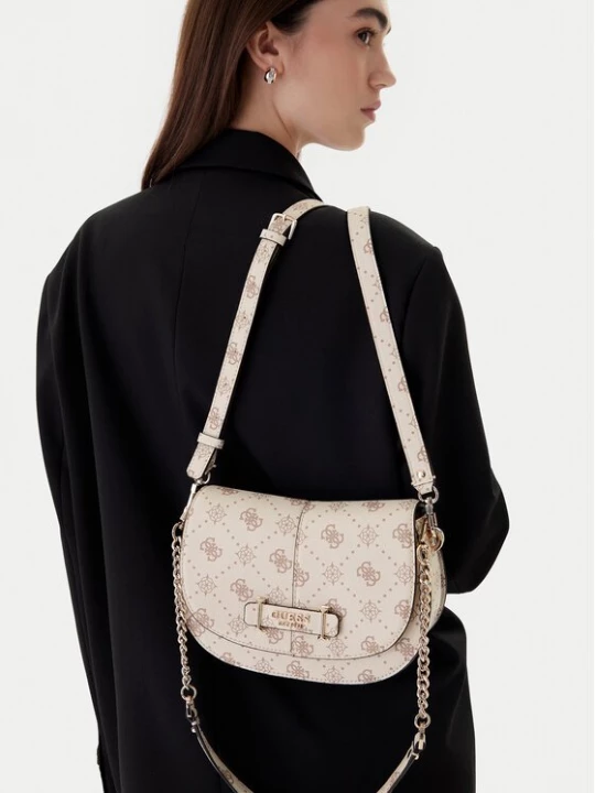 Obrázek produktu Guess Kabelka Carrie Logo HWGP98 98200 Écru Krémová