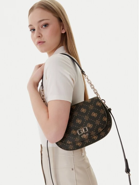 Obrázek produktu Guess Kabelka Emelie Logo HWGP99 28200 Hnědá