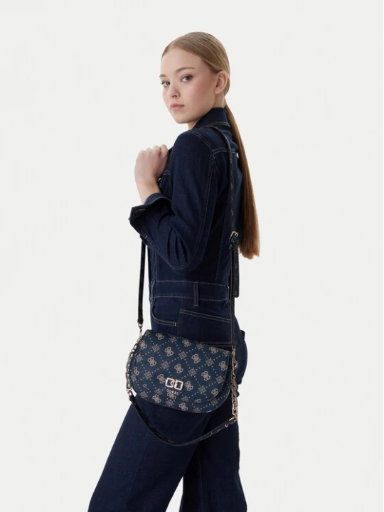 Obrázek produktu Guess Kabelka Emelie Logo HWGP99 28200 Tmavomodrá