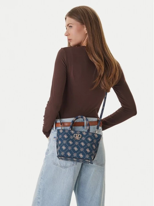 Obrázek produktu Guess Kabelka Emelie Logo Mini HWGP99 28750 Tmavomodrá