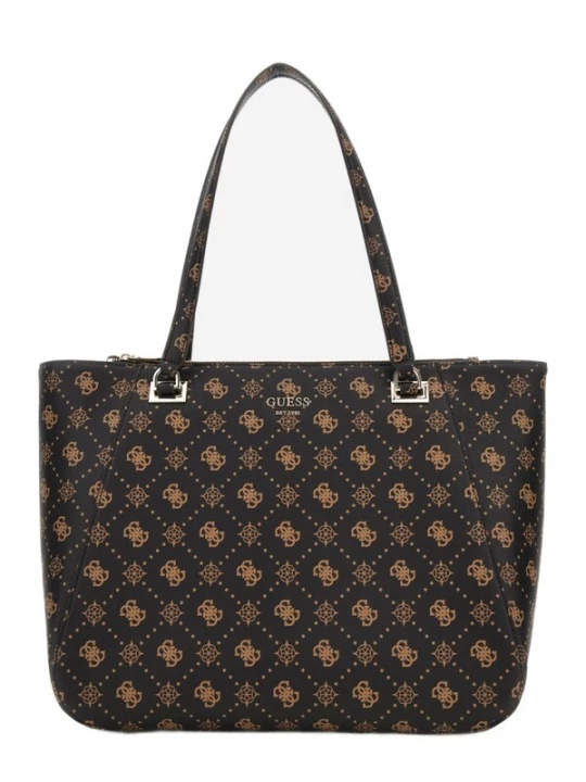 Obrázek produktu GUESS Kabelka 'Guess Sac Voyage Calebra Tote Espresso Logo' černá