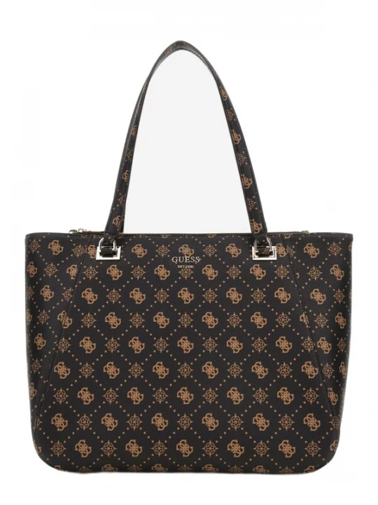Obrázek produktu GUESS Kabelka 'Guess Sac Voyage Calebra Tote Espresso Logo' černá