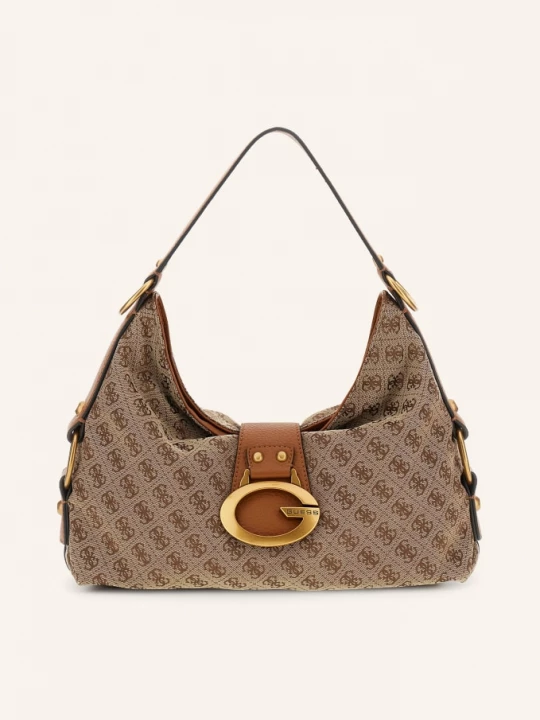 Obrázek produktu Guess Kabelka Přes Rameno Camden béžová / zlatá / hnědá