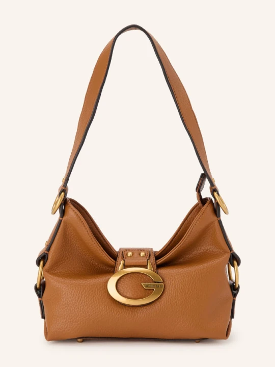 Obrázek produktu Guess Kabelka Přes Rameno Camden Mini koňaková / zlatá