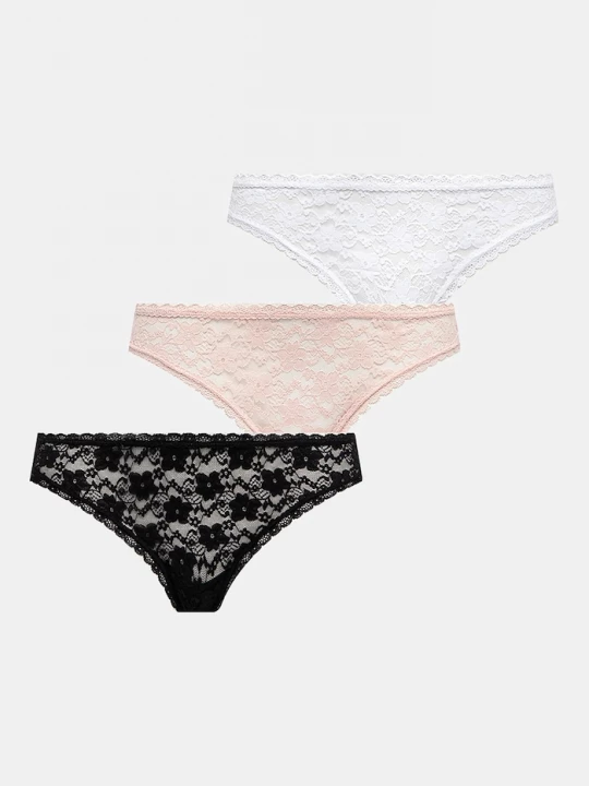 Obrázek produktu Guess Kalhotky brazilky Guess 3-pack černá