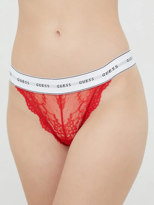Obrázek produktu Guess kalhotky krajkové BELLE červená