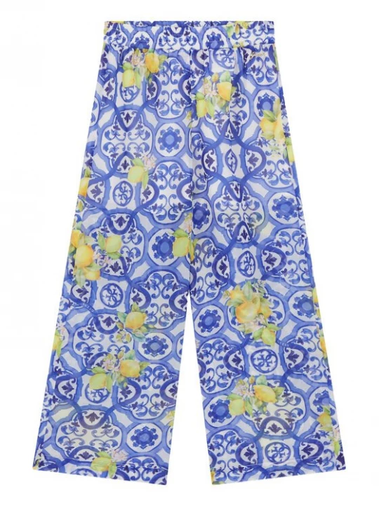 Obrázek produktu Guess Kalhoty z materiálu J6GB01 WA2T0 Modrá Relaxed Fit