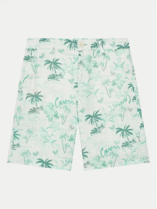 Obrázek produktu Guess Kalhoty z materiálu L5GD20 WFBT0 Zelená Regular Fit
