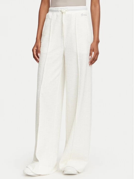 Obrázek produktu Guess Kalhoty z materiálu W6YB13 K4363 Krémová Relaxed Fit
