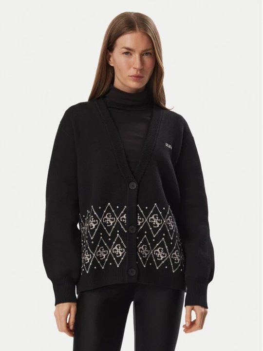 Obrázek produktu Guess Kardigan V6BR17 Z2279 Černá Regular Fit