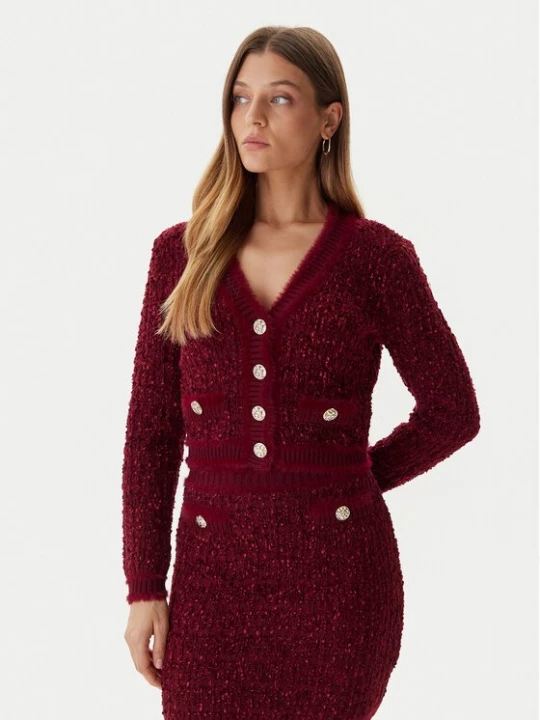 Obrázek produktu Guess Kardigan W5BR0E Z4090 Červená Slim Fit