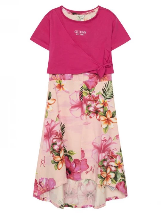 Obrázek produktu Guess Každodenní šaty J6GK15 K6YW4 Tmavě růžová Regular Fit