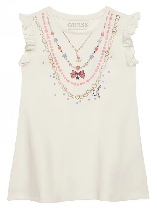 Obrázek produktu Guess Každodenní šaty K6RK02 KA6W4 Écru Regular Fit Krémová