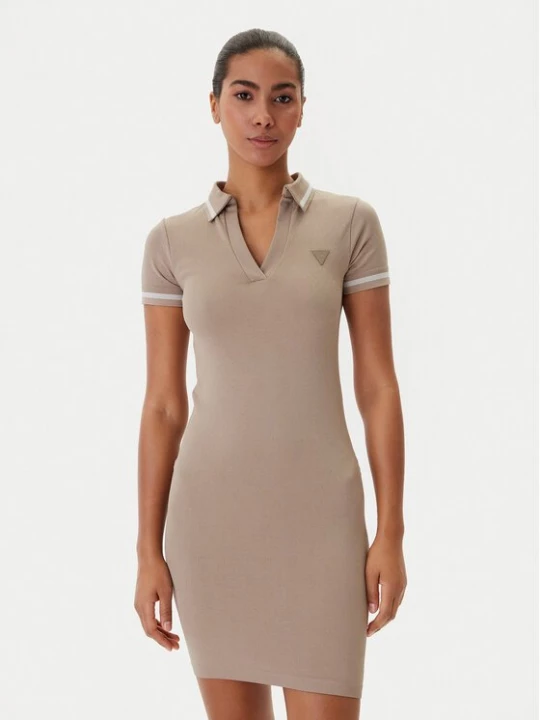 Obrázek produktu Guess Každodenní šaty V6RK02 Z4692 Béžová Slim Fit