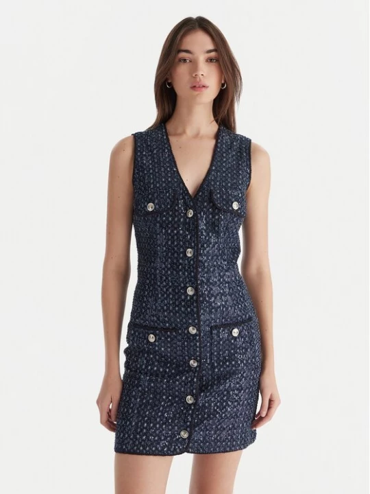 Obrázek produktu Guess Každodenní šaty W5BK41 D0771 Tmavomodrá Regular Fit
