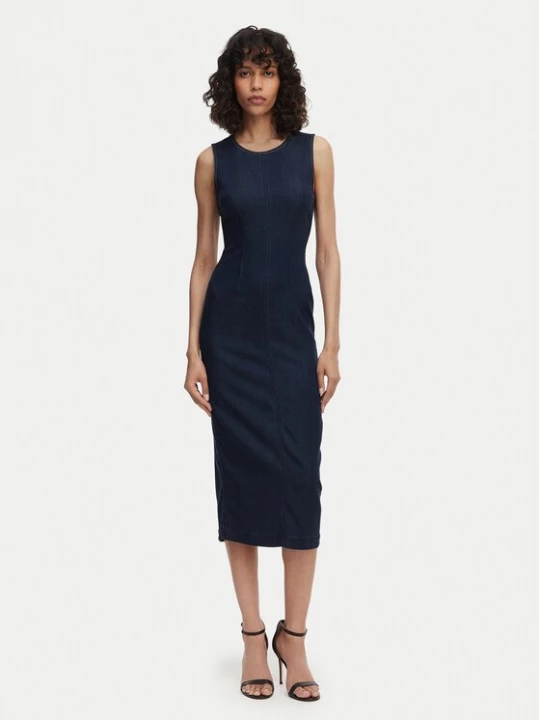 Obrázek produktu Guess Každodenní šaty W6RK72 D6980 Tmavomodrá Regular Fit
