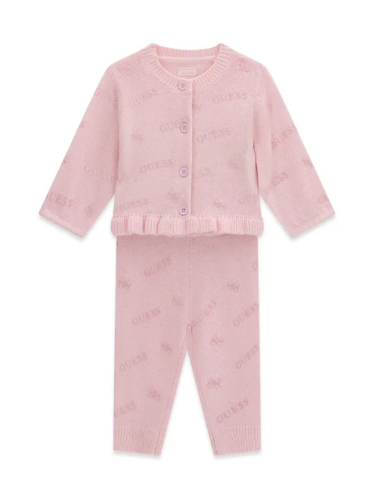 Obrázek produktu Guess každodenní set dětský s příměsí vlny růžová